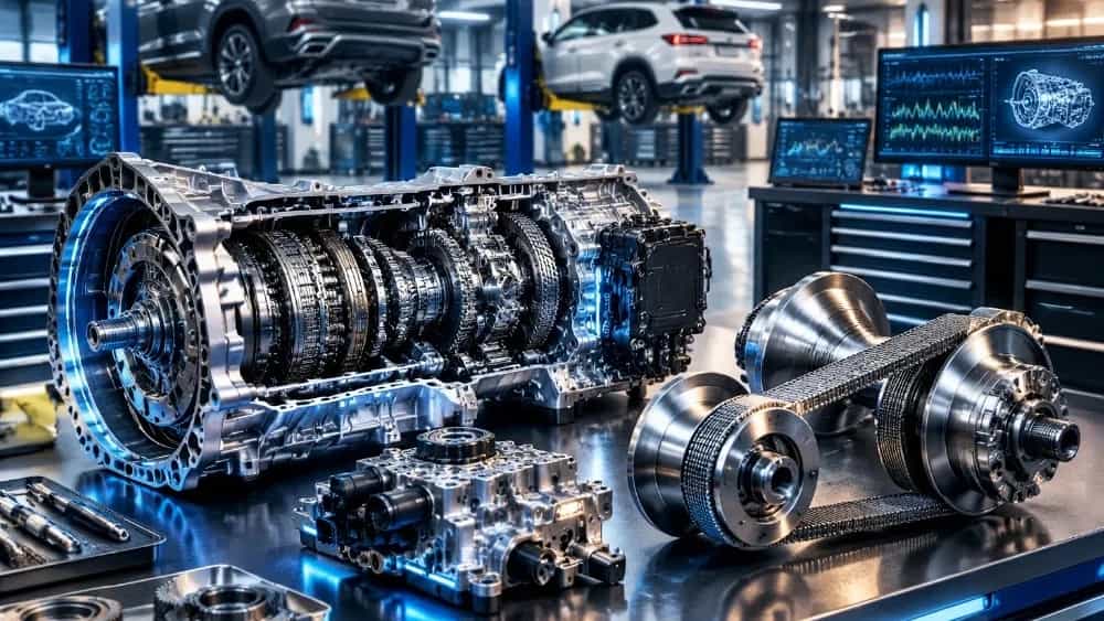 تعمیر گیربکس CVT و دوکلاچه خودرو چینی و کره‌ای در شیراز